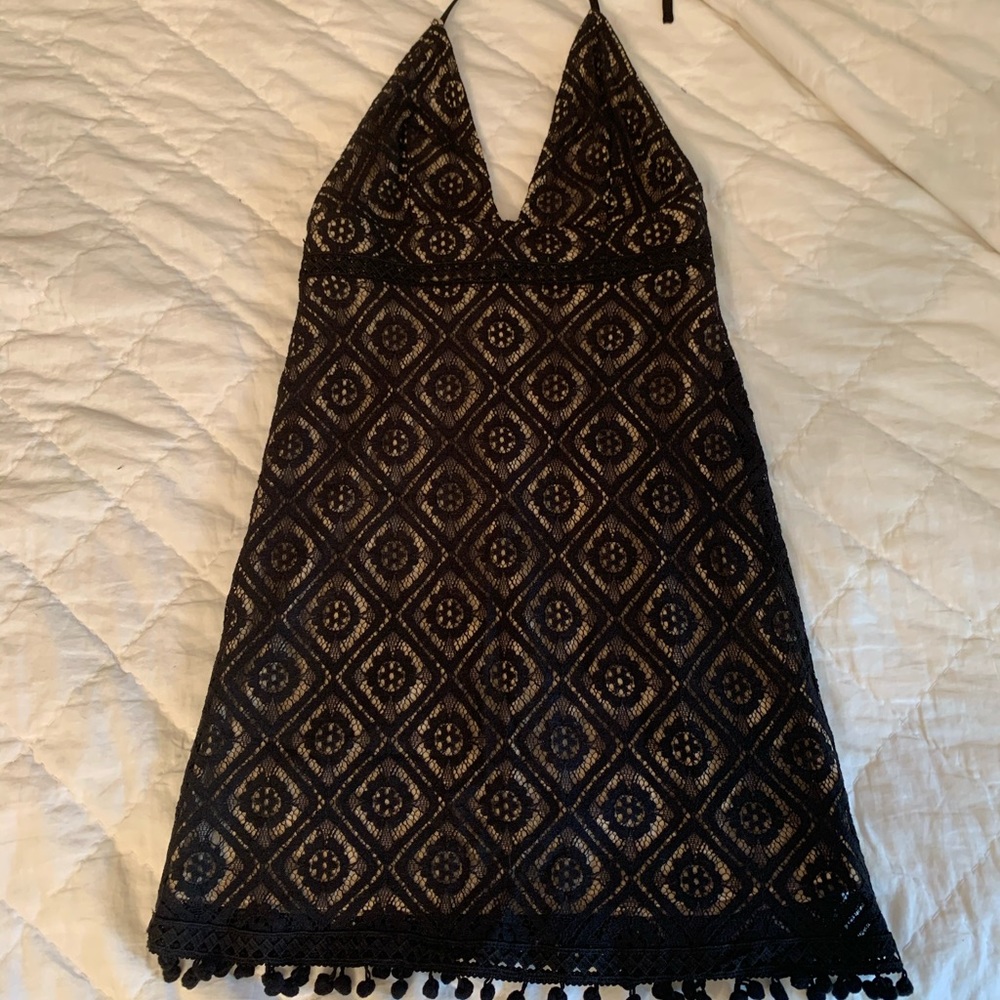 2/$20 Gianni Bini Halter Style Backless Mini Dress